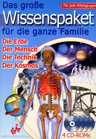 Das große Wissenspaket für die ganze Familie 4 CD-ROMs Die Erde. Der Mensch. Die Technik. Der Kosmos. Für Windows 95 oder höher