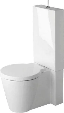 Duravit Starck 1 Stand WC für Kombination Weiß Hochglanz 640 mm - 0233090064 0233090064