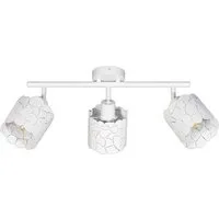 Lindby Deckenstrahler Aralena, Metall, Weiß IP20, 3 x 15 W LED