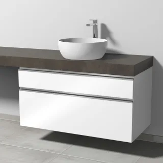 Sanipa Waschtischunterbau mit Auszügen 2morrow (L2313) 510x1000x520 Weiß-Glanz, L231378 L231378