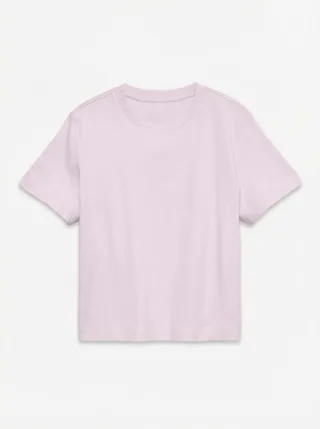 VERO MODA - VMSARA METTE SS TOP BOX JRS NOOS Pink-A-Boo - Gr. - XL