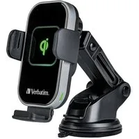 Verbatim FWC-02 Auto-Handyhalterung mit Wireless Ladefunktion Induktions-Ladegerät (für Qi-fähige Smartphones)