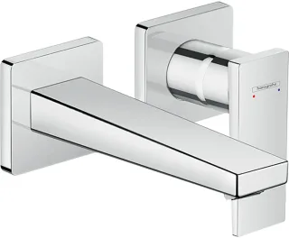 Hansgrohe 2-Loch Waschtischarmatur Unterputz Metropol F-Set chrom kurzer Auslauf, 32525000 , 3252500 32525000