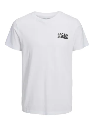 Jack & Jones - Jack & Jones 12151955 Black/Slim/SmallPrint 178074009_White - Gr. - XL