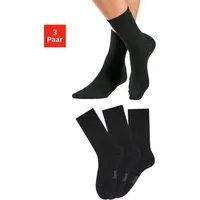 Bench. Socken Damen Wollsocken, Basic mit weichem Gummibund, Wandersocken (Packung, 3-Paar) Damensocken aus flauschigem Material mit wärmender Wolle