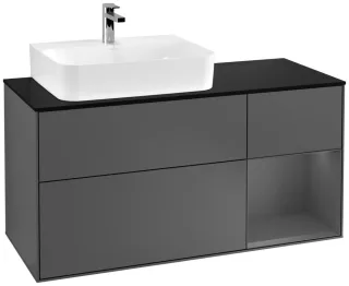 Villeroy & Boch Waschtischunterschrank Finion F15 1200x603x501mm WT links , F152GKGK F152GKGK