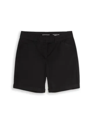 Tom Tailor - Chino Bermuda Shorts deep black - Gr. - 38