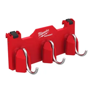 Milwaukee PACKOUT Seitenhalterung mit 3 Haken für PACKOUT Koffer - 4932498650