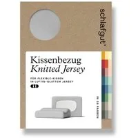 Schlafgut Kissenbezug Pure flexibler Kissenbezug für Nackenstützkissen, (1 Stück), Bio-Baumwolle mit Elasthan, mit Gummizug, bügelfrei