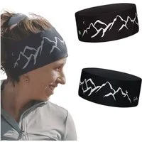 Gipfelgaudi Stirnband Outdoor Stirnband Atmungsaktiv & rutschfest, Ideal für Sport, Outdoor angenehmes und weiches Material für 100% Tragekomfort, elastisch