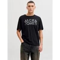Jack & Jones Kurzarmshirt JJEJEFF LOGO TEE SS SN mit Logoprint