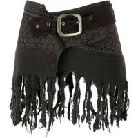 Guru-Shop Minirock Goa Minirock, Wickelrock, Tribal Cacheur,.. alternative Bekleidung