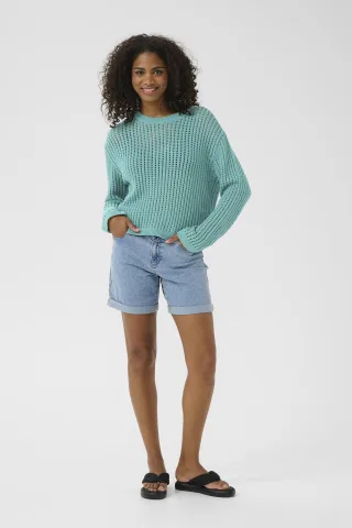 Strickpullover Regular fit teal