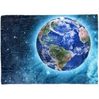 Handtücher Handtuch Strandhandtuch Saunatuch Kuscheldecke mit Fotomotiv Erde Planet Weltal, Baumwolle-Polyester-Mix (1-St), Handtuch