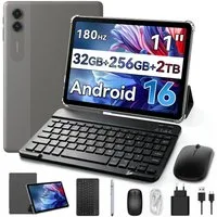 blackview KINGRID 11" WiFi Android 16 256GB 8000mAh mit Tastatur, Maus, Stift Tablet (11", 256 GB, Android 16, WiFi, 90Hz, octa-core, 32(8+24)GB, Gemini KI)