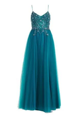 VM by Vera Mont - Abendkleid Dark Emerald - Gr. - 40