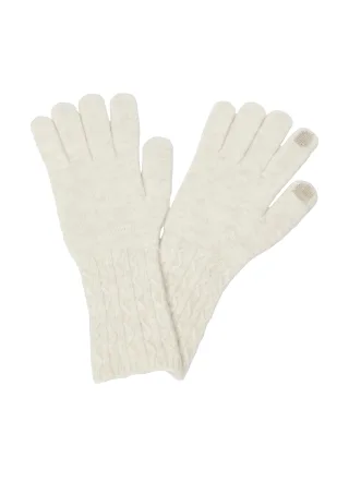 s.Oliver - Handschuhe beige - Gr. - ONESIZE