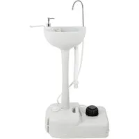 Stagecaptain Waschbecken PSW-17 Portables Festival Camping-Waschbecken (mit 17 Liter Wassertank, 1-St., inkl. Spender für Flüssigseife & Handtuchhalter), Spülbecken mit mechanischer Wasserpumpe