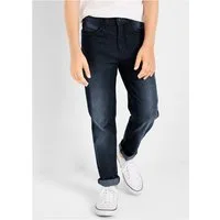 bonprix Slim-fit-Jeans mit Stretch-Material, mit verstellbarem Bund, leichte Waschung