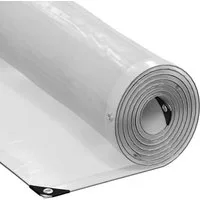 vidaXL Schutzplane, Transparente Plane mit Ösen 2x4 m Polyethylen