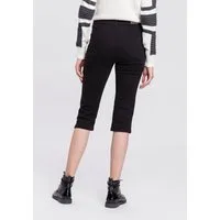 Arizona Caprijeans mit Schlitz am Saum schmale Passform, mit stylischen Nieten, hohe Taille