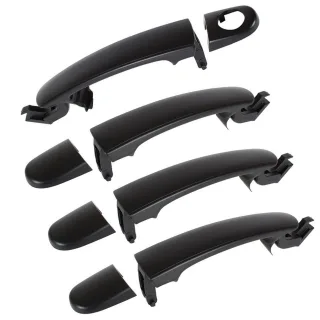 Türgriff Griff Schloss (Außen) Außentürgriff LINKS + RECHTS VORNE + 2x HINTEN 3B0837205 3B0837207 3B4839879 für VW Golf 4 5 IV V Bora Lupo Passat 3B 3BG Polo 9N