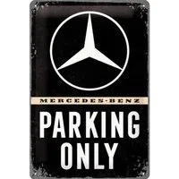 Nostalgic-Art Metallschild Blechschild 20 x 30cm - Mercedes-Benz - Parking Only
