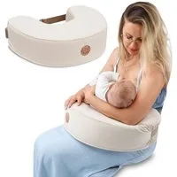 Totsy Baby Stillkissen Stillkissen klein 120 cm - Stillhörnchen kleines Still Kissen Nursing
