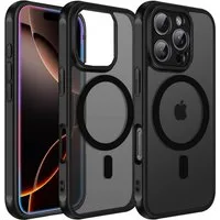Futurea Smartphone-Hülle iPhone Hülle Schwarz MagSafe Case Frosted-Black, für iPhone 17 Air, iPhone 17 Pro, iPhone 17 Pro Max & iPhone 16