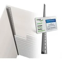 Hexim Verkleidungspaneel, (Siding Fassadenpaneele außen Fassadenverkleidung wetterfest Kunststoffpanelee PVC-U Verkleidung Außenwand Hausverkleidung UV-beständig - (J-Profil grau)