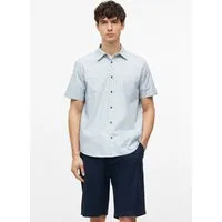s.Oliver Kurzarmhemd Hemd Regular Fit: Elastisches Kurzarmhemd mit All-over-Print