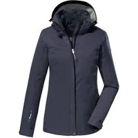 Killtec Funktionsjacke KOS 133 WMN JCKT Wasser- und winddichte Damenjacke mit abnehmbarer Kapuze