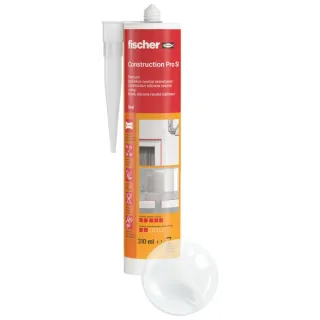 Fischer Bausilikon Construction Pro SI (DBSA) transparent 310 ml - 053090