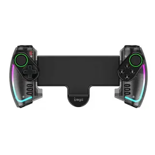 Ipega PG-9777S Hall Joystick bluetooth Telescopic Game Controller with RGB Light Dual Motor Vibration for Android iOS Sw