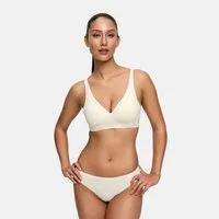 cfab (creamy fabrics) Tanga Tanga mit Spitze-Sunset Orange-XS