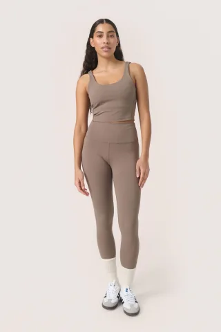 Jerseytop Slim fit Morel beige