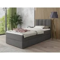 Sofnet Boxbett Star Mini (mit Bettkasten, Bonell-Matratze und Topper), Einzelbett, Polsterbett mit Kopfteil, Boxspringbett, Kinderbett