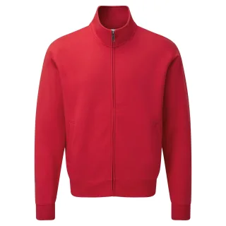 Russell Herren Authentic Full Zip Jacke (Klassisch Rot)