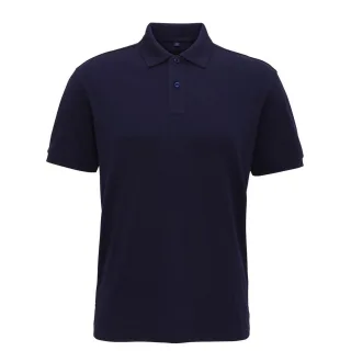 Asquith & Fox Herren-Super-Glattstrick-Poloshirt (Marine)