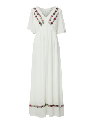 Y.A.S - YASCHELLA SS MAXI SMOCK DRESS NEW - FEST Pristine - Gr. - 34