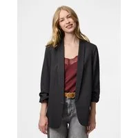 pieces Blusenblazer PCBOSELLA 3/4 PINSTRIPE BLAZER NOOS BC Materialmix, regular fit