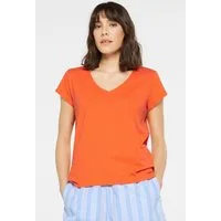 SENSES.THE LABEL V-Shirt aus Baumwolle