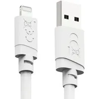 Hama USB-A auf Lightning Ladekabel 1 m weiß USB-Kabel, Lightning, USB Typ A, (100 cm), Schnellladen, 480 Mbit/s, MFi zertifiziert, breite Kompatibilität