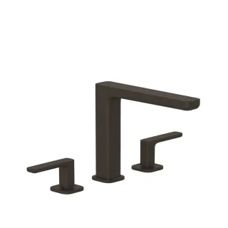 KLUDI-RENON 3-Loch Waschtisch-Armatur mit Push Open mattschwarz 423933975