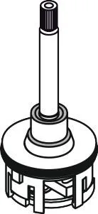 Hansgrohe Einsatz kpl.2-Loch Wannenrand- termostat, 92371000 92371000