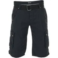 riverso Cargoshorts Herren Shorts RIVAnton Regular Fit Bermudashorts mit Gürtel