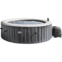 Intex Whirlpool PureSPA Bubble Greywood Deluxe 216mx71cm, mit App Steuerung