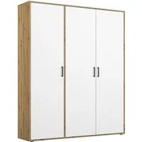 rauch Kleiderschrank VOYAGER Garderobe Wäscheschrank Schlafzimmer (in 3 verschiedenen Ausstattungen BASIC/CLASSIC/PREMIUM) mit 2 modernen Griffvarianten, viel Stauraum MADE IN GERMANY