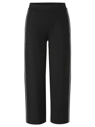 VIA APPIA DUE - Hose lang Strass schwarz/creme - Gr. - 44