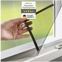 empasa Insektenschutz-Fensterrahmen mit Magnet-Befestigung, (3-St), Polyester Fliegengitter Fenster mit Magnet